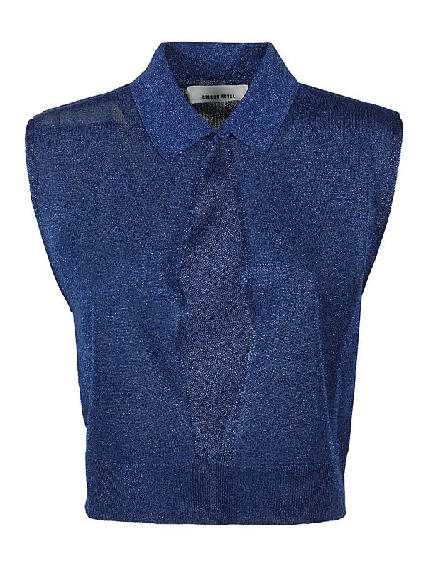 Circus Hotel Pull Col Rond - Bleu