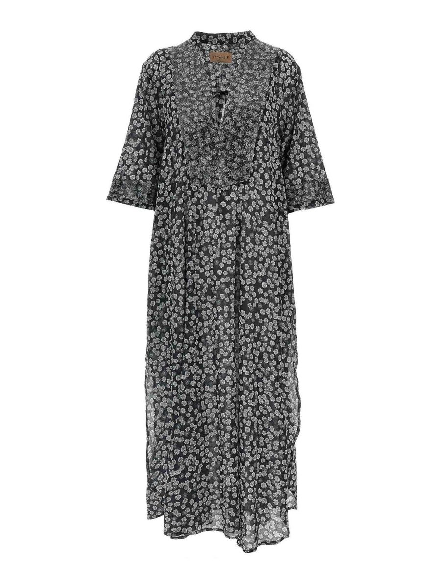 Le Twins Robe Au Genou - Noir