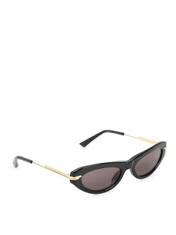 Bottega Veneta Lunettes De Soleil - Noir