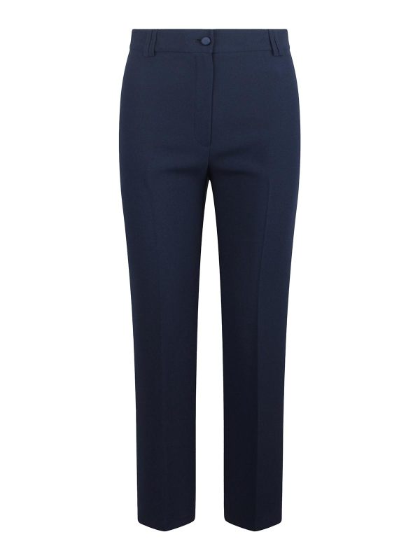 Hebe Studio Pantalons Décontractés - Bleu