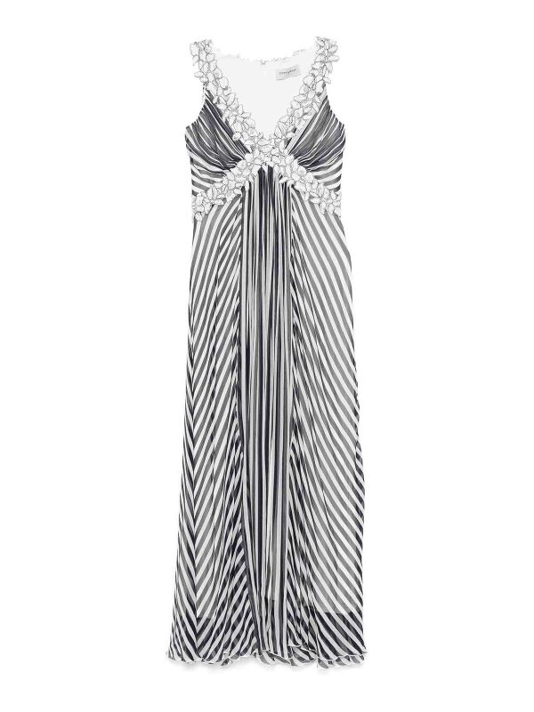 Ermanno Firenze Robe Au Genou - Bleu