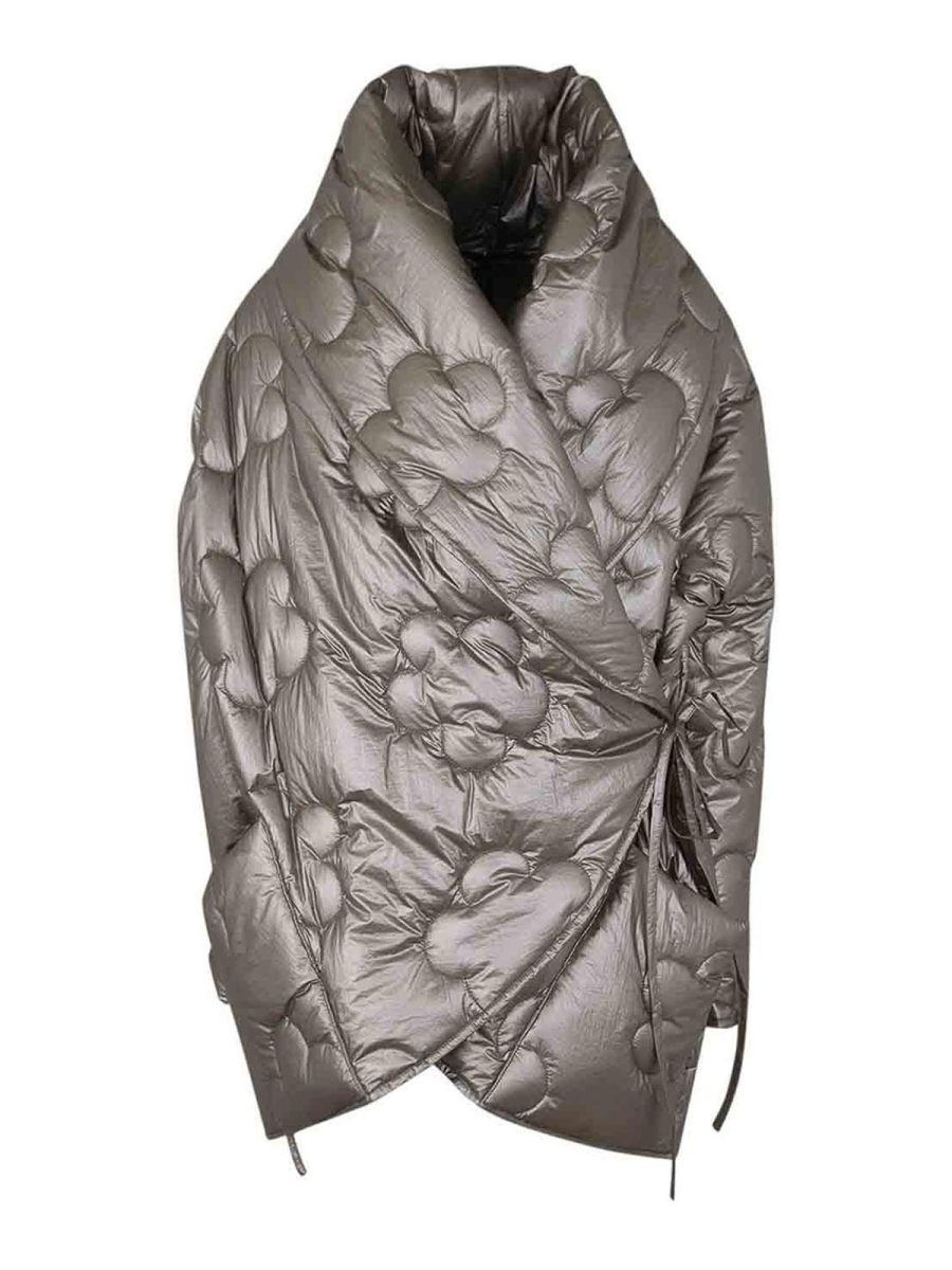Maria Calderara Blouson Rembourré - Métallique