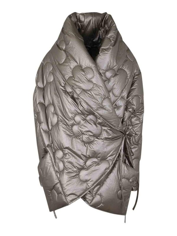 Maria Calderara Blouson Rembourré - Métallique