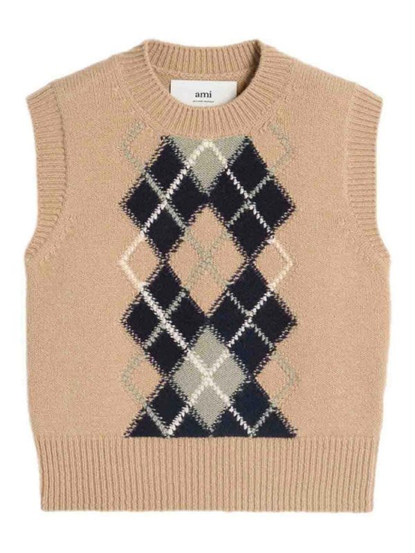 Ami Paris Gilet - Vert