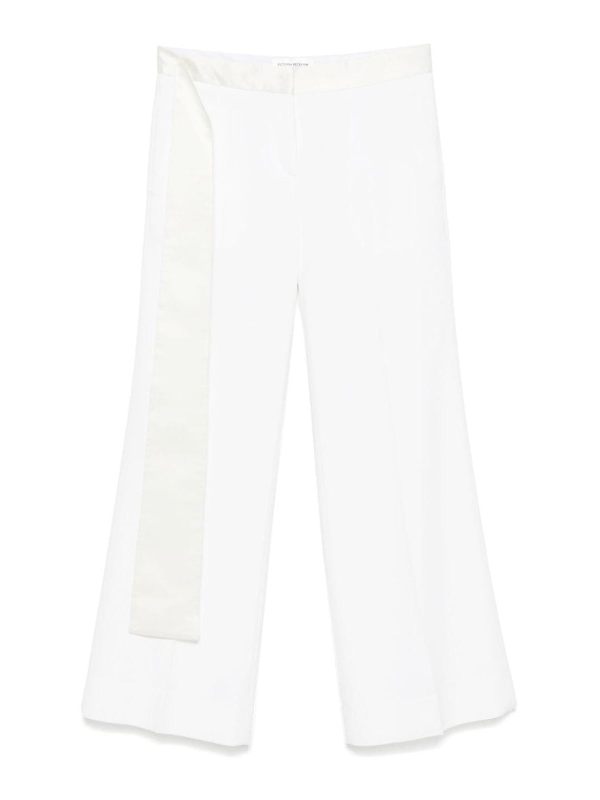 Victoria Beckham Pantalons Décontractés - Blanc