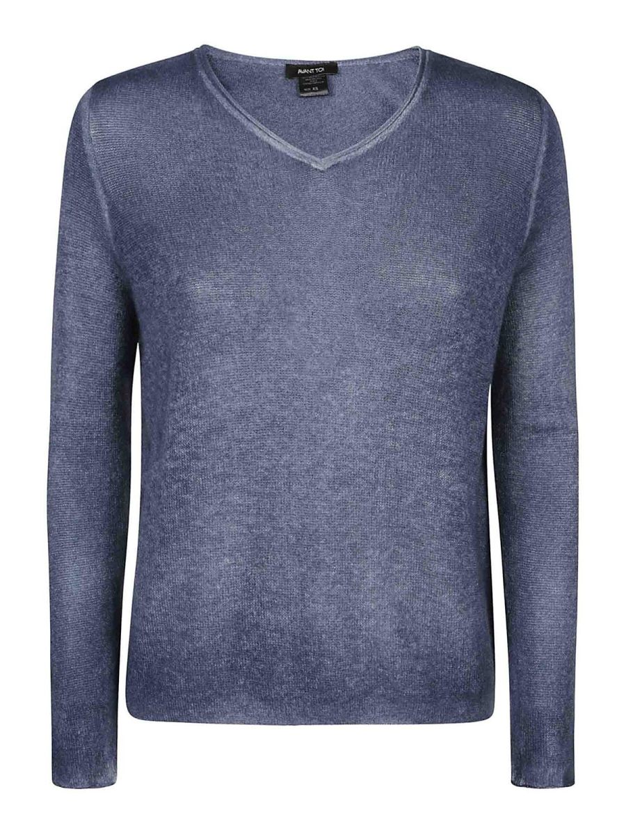 Avant Toi Pull Col Rond - Bleu