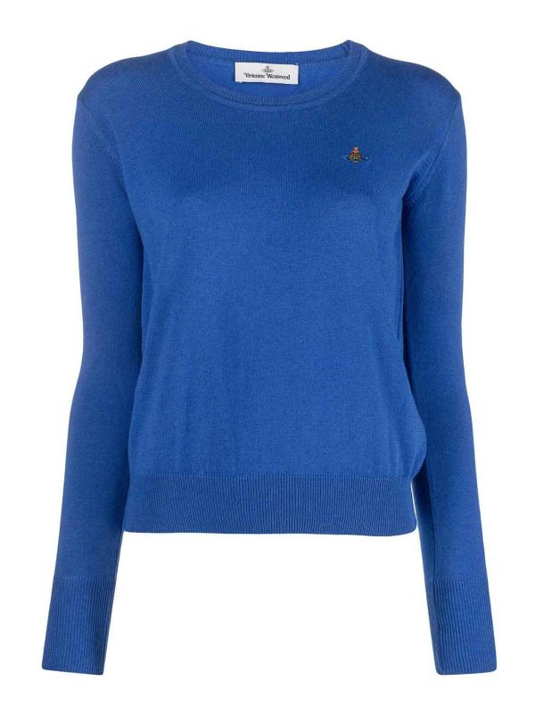 Vivienne Westwood Pull Col Rond - Bleu