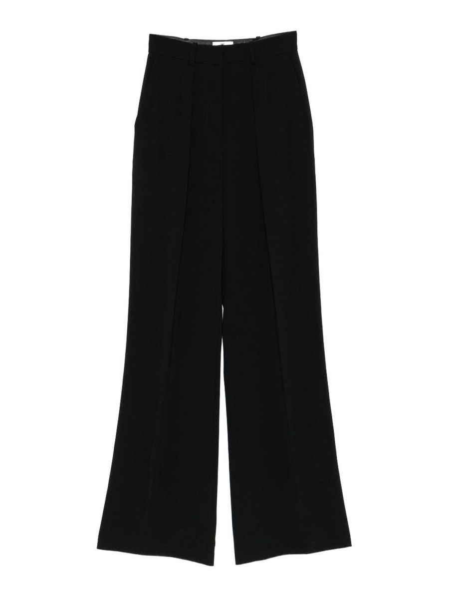 Elisabetta Franchi Large leg trousers with folds