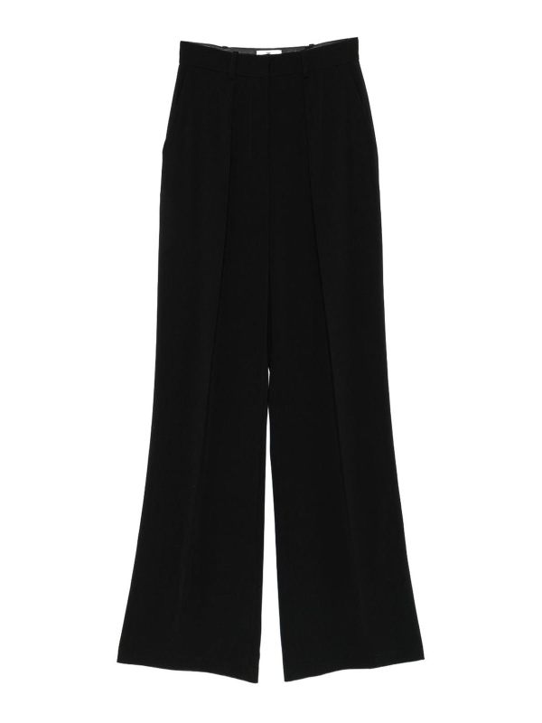 Elisabetta Franchi Large leg trousers with folds