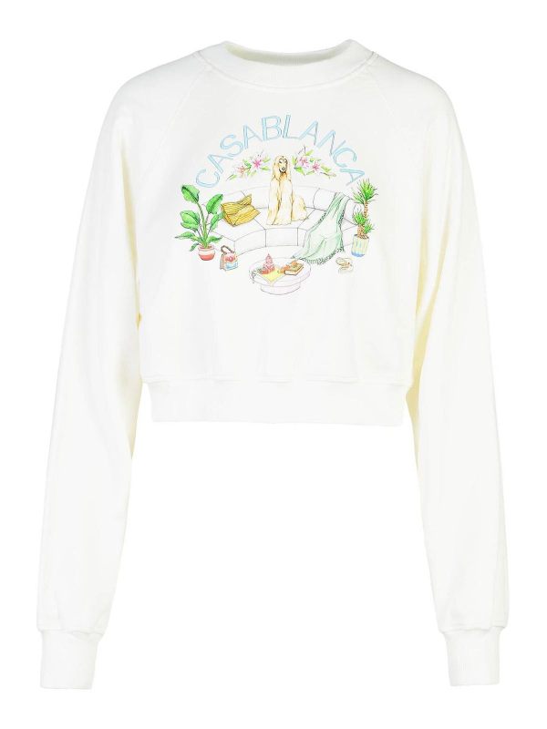 Casablanca Sweat-Shirts - Blanc