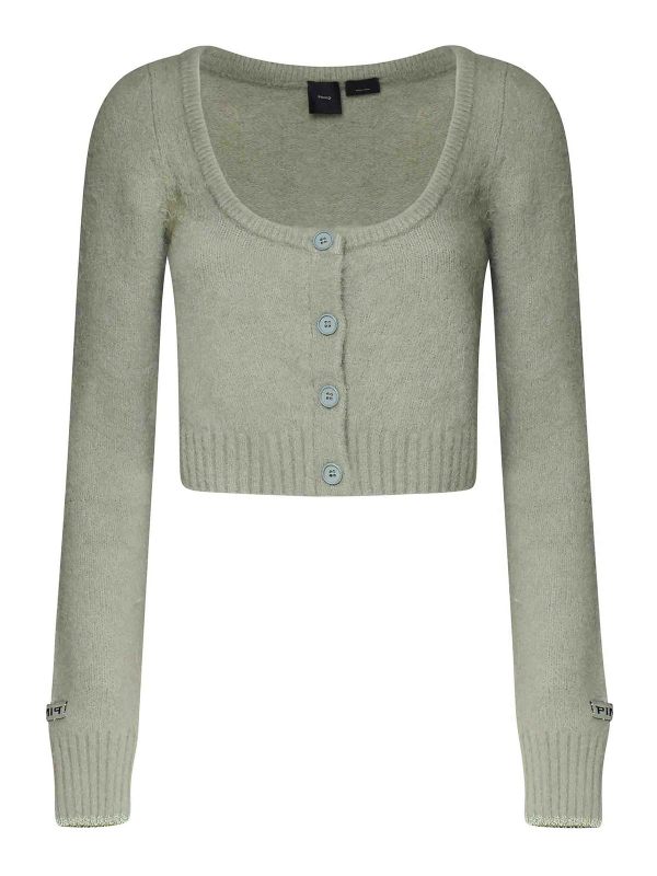 Pinko Pull Col Rond - Vert Clair