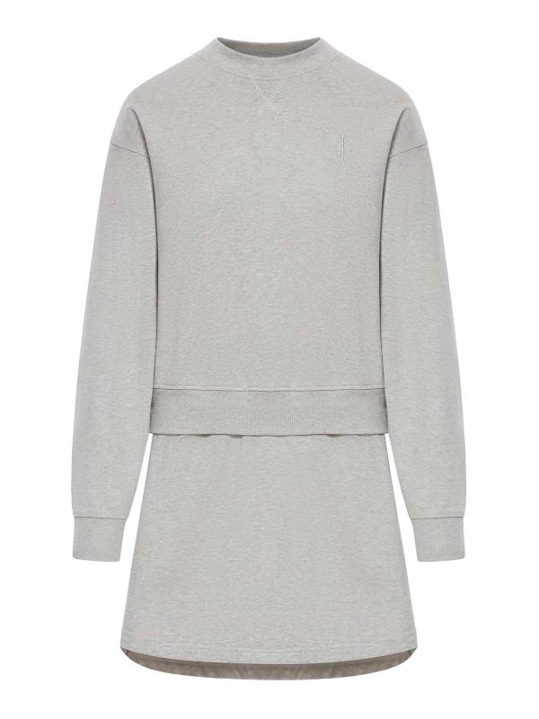 J. W. Anderson Robe Au Genou - Gris