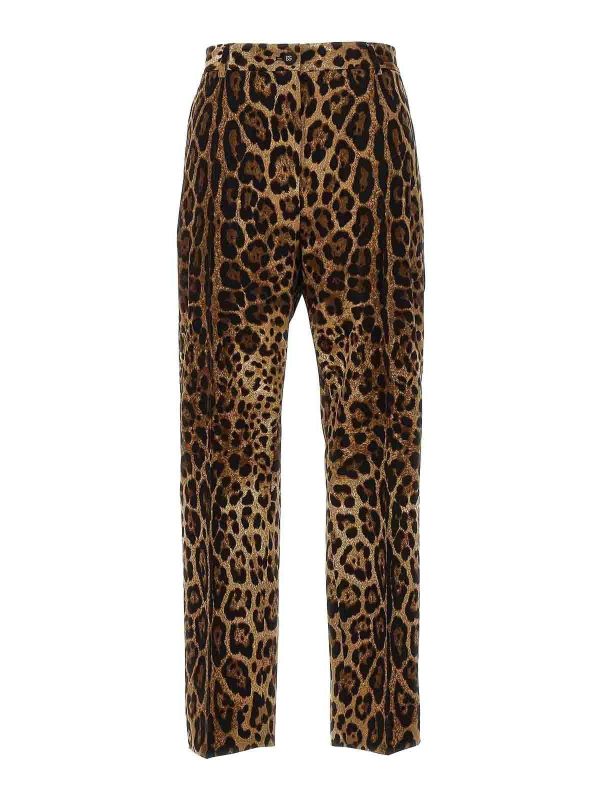 Dolce & Gabbana Pantalons Décontractés - Marron