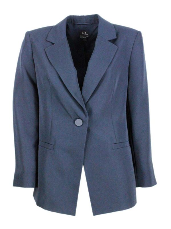 Armani Exchange Veste Casual - Bleu