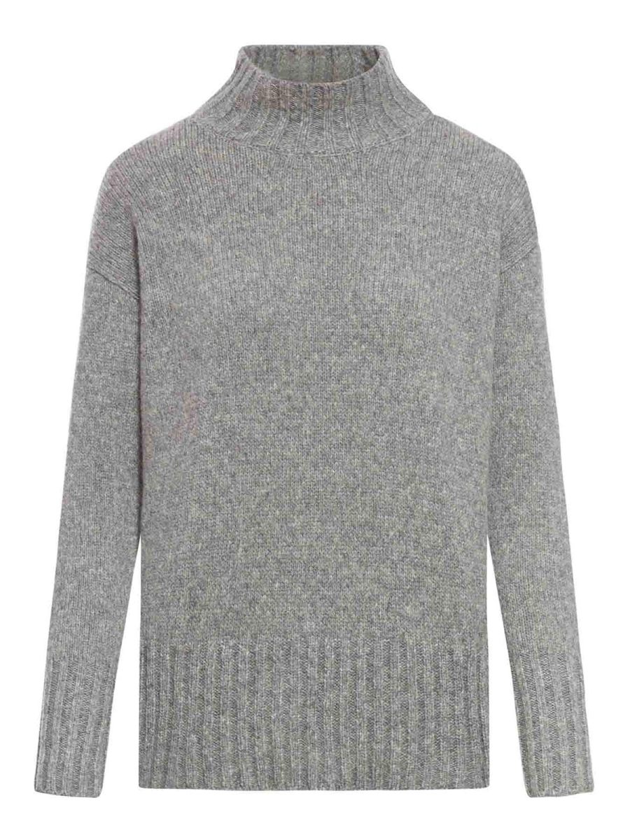 Roberto Collina Pull Col Rond - Gris