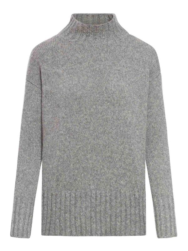 Roberto Collina Pull Col Rond - Gris