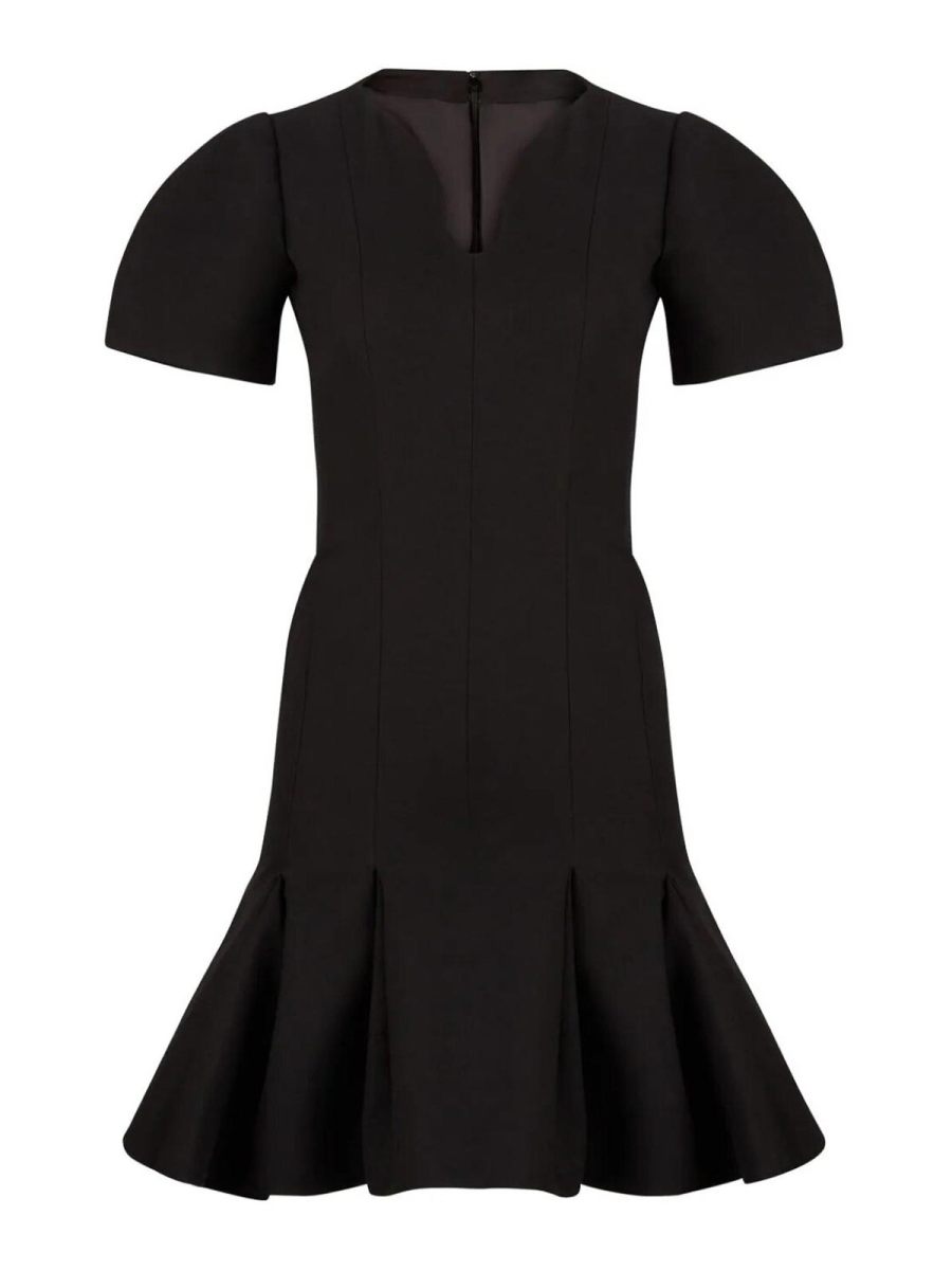 Nina Ricci Robe Au Genou - Noir