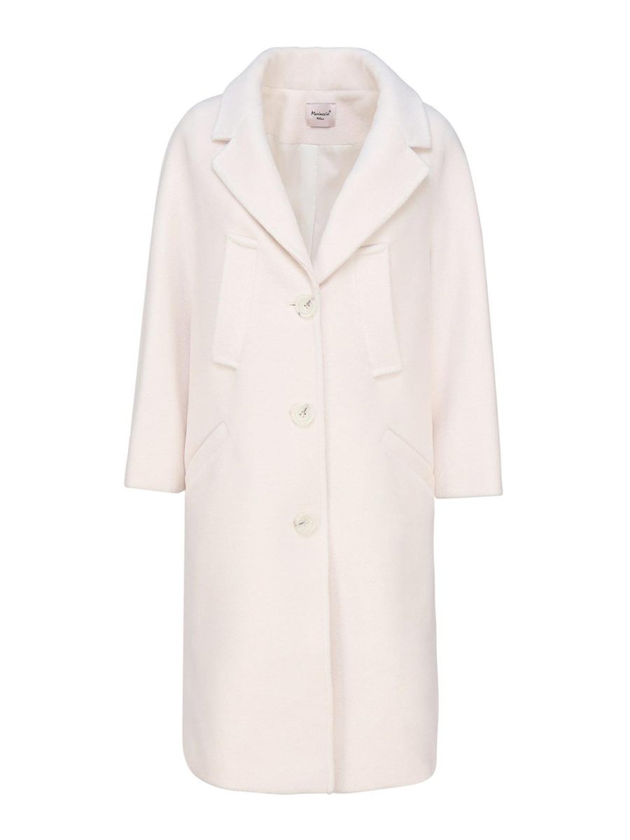 Mariuccia Manteau Court - Blanc
