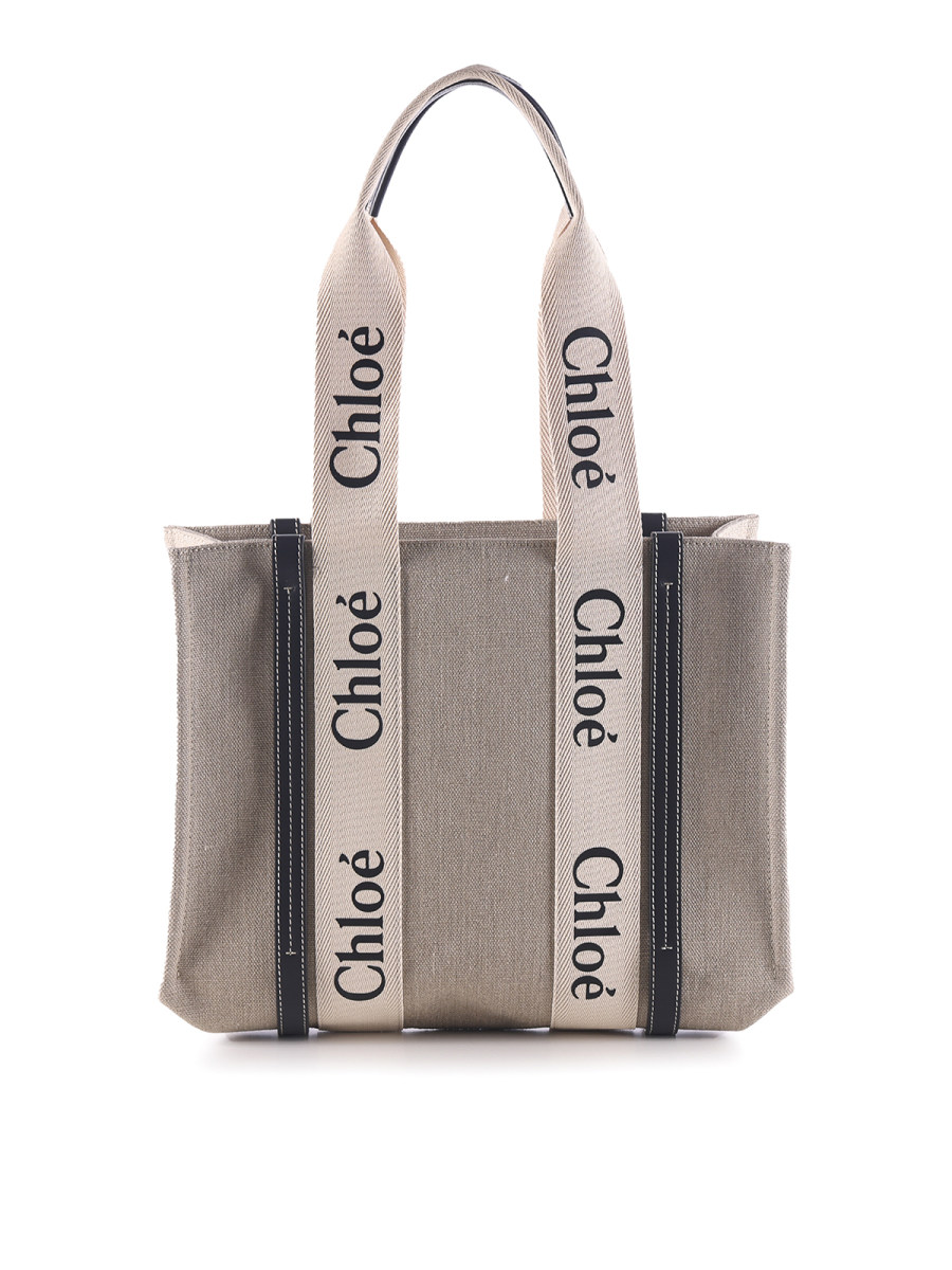 Chloe' Sac Cabas - Blanc