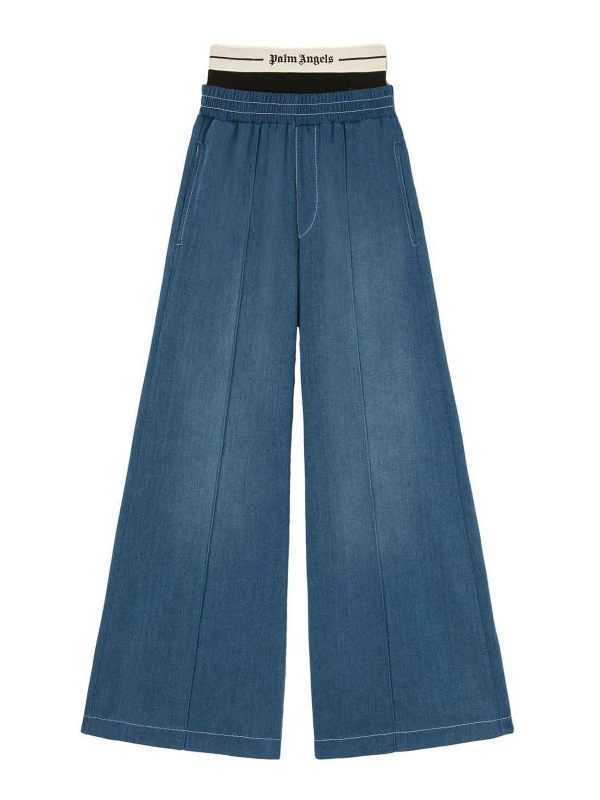 Palm Angels Pantalons Décontractés - Délavé