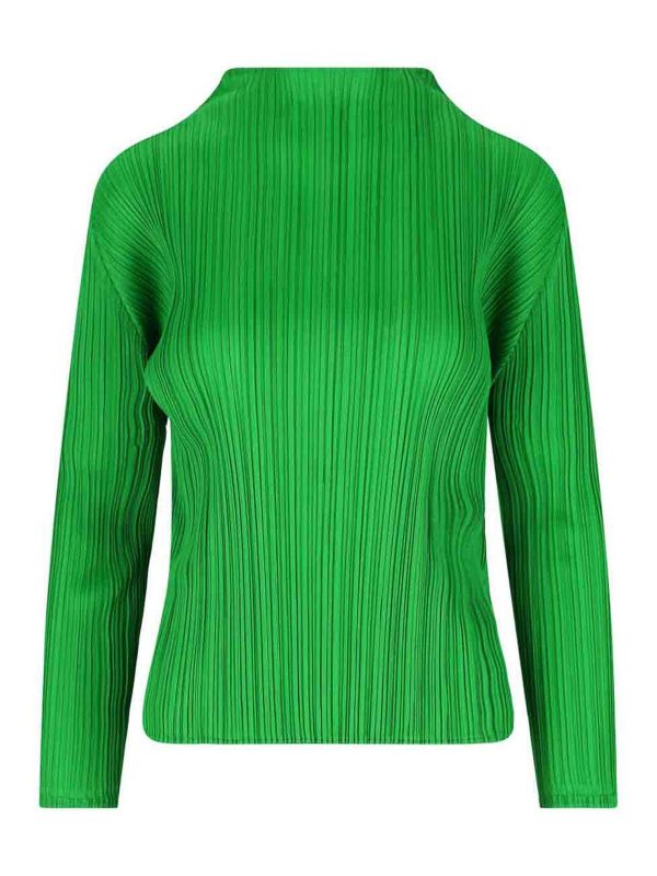 Pleats Please Issey Miyake Top - Vert