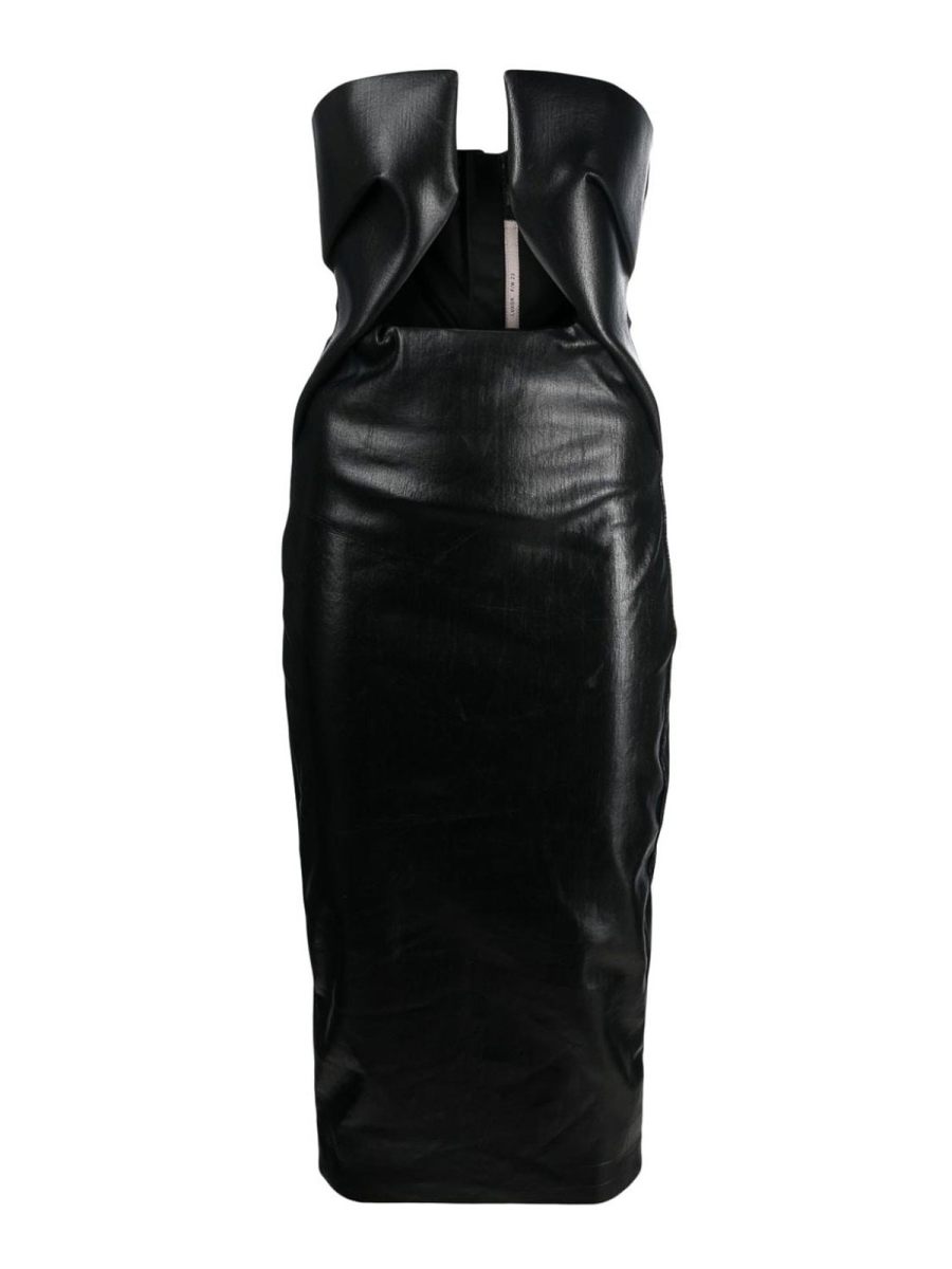 Rick Owens Robe Au Genou - Noir