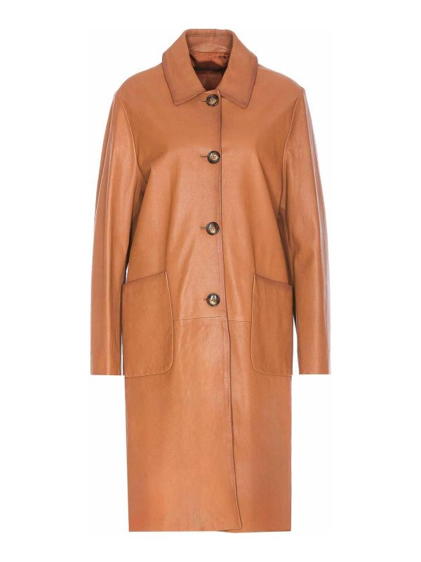 Ninette Manteau Court - Marron