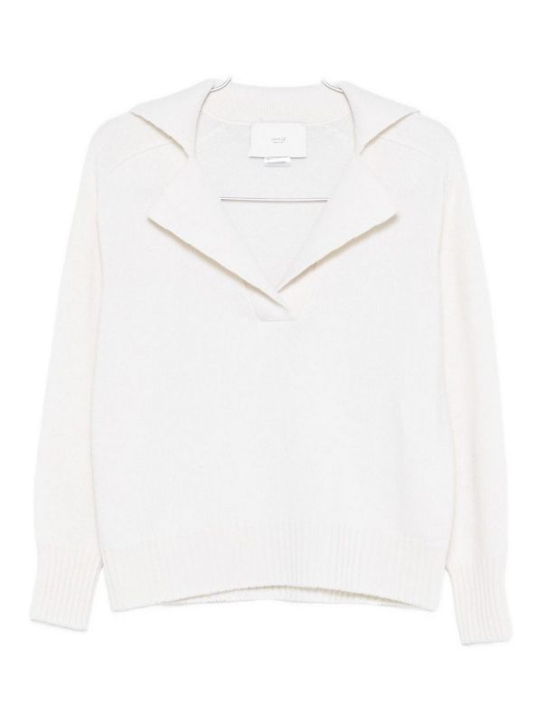Vanisé Pull Col Rond - Crème