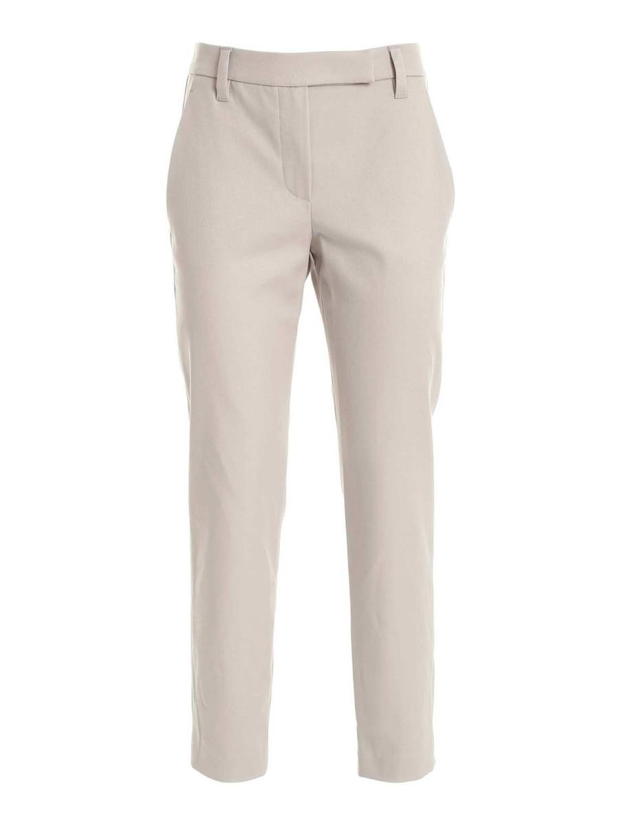 Brunello Cucinelli Pantalons Décontractés - Beige