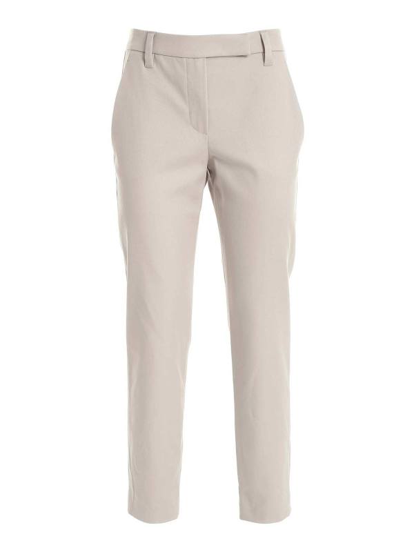 Brunello Cucinelli Pantalons Décontractés - Beige