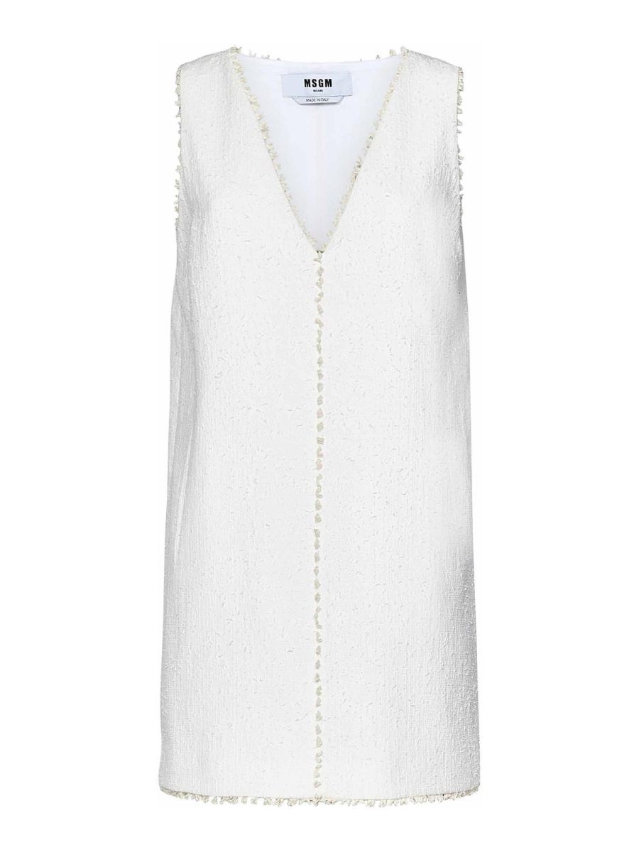 M. S.G. M. Robe Courte - Blanc