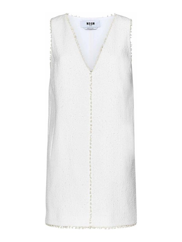 M. S.G. M. Robe Courte - Blanc