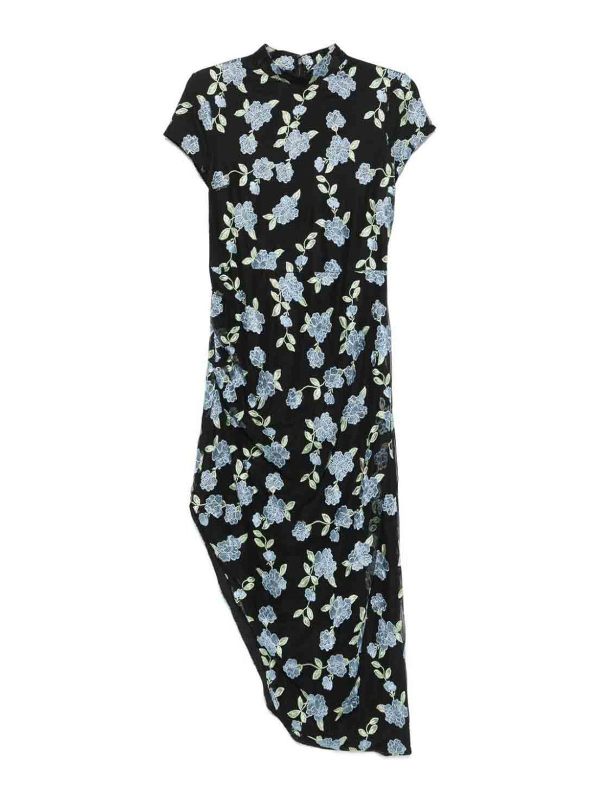 Rotate Birger Christensen Maxi Robe - Noir