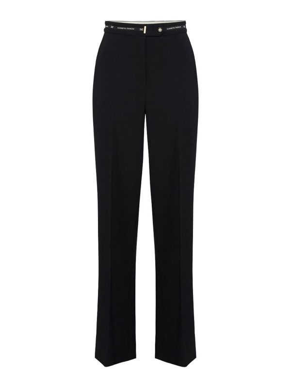 Elisabetta Franchi Pantalons Décontractés - Noir