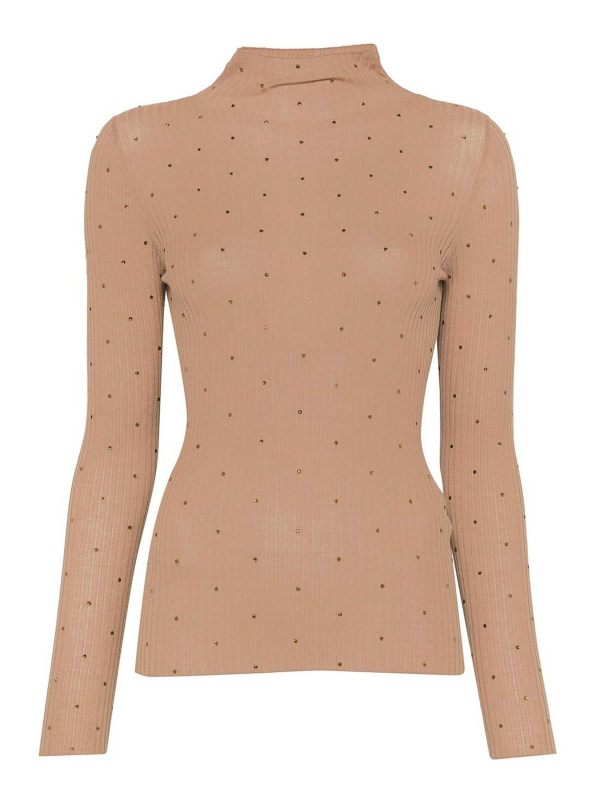 Liu Jo Pull Col Rond - Beige
