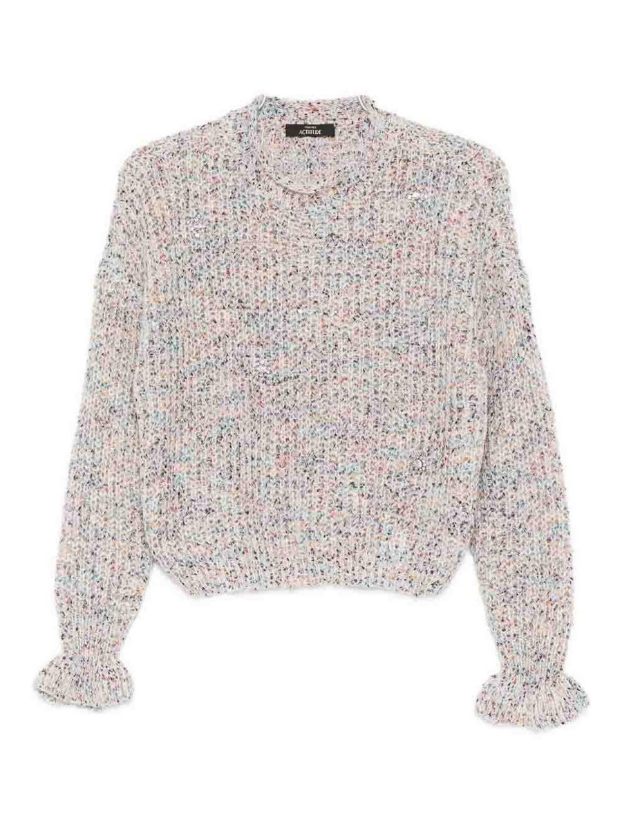 Twinset Pull Col Bateau - Gris