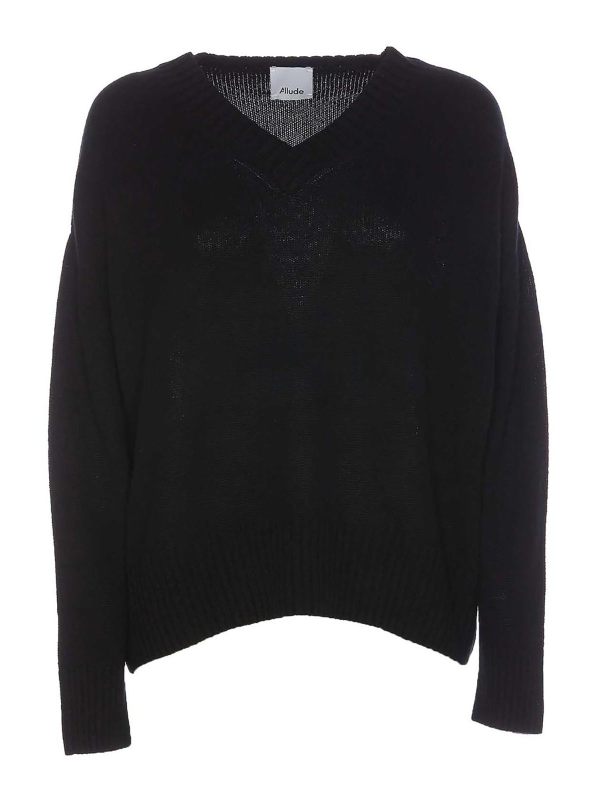 Allude Pull Col Rond - Noir