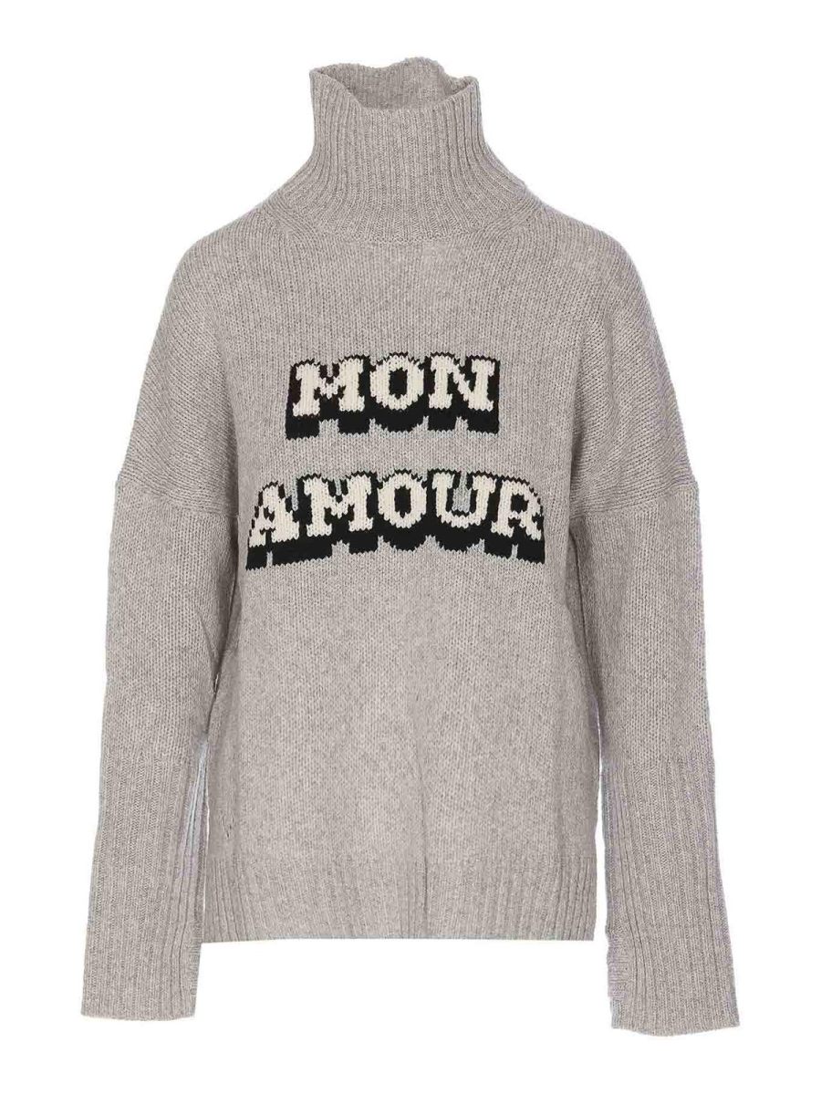 Zadig & Voltaire Pull Col Rond - Gris