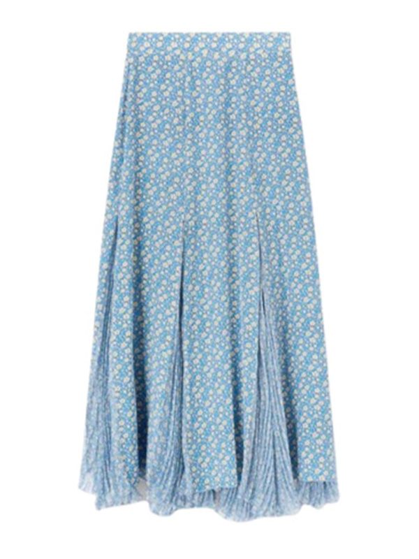 Ermanno Scervino Jupe Midi - Bleu