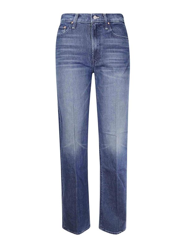 Mother Jean Bootcut - Bleu