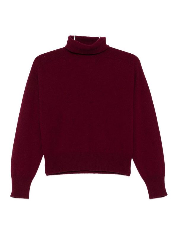 Vanisé Pull Col Rond - Rouge Brun