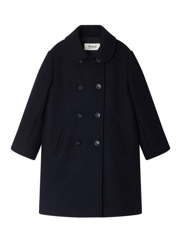 Bonpoint Manteau Court - Bleu Foncé