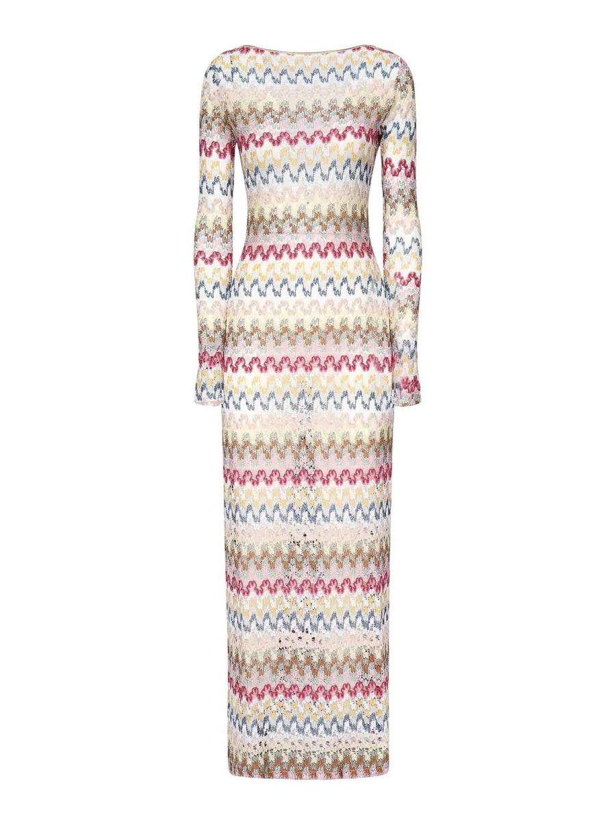 Missoni Robe Au Genou - Multicolore