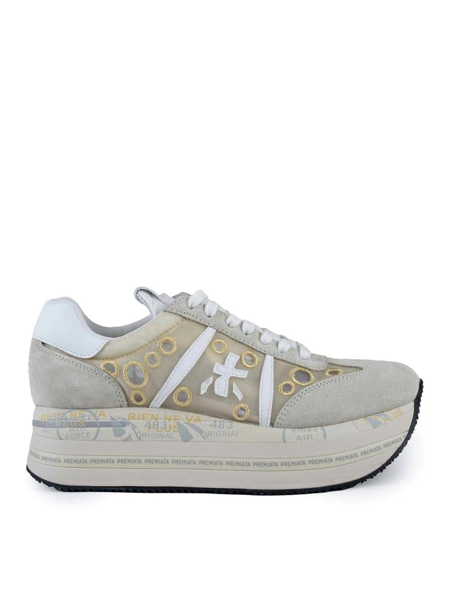 Premiata Baskets - Blanc