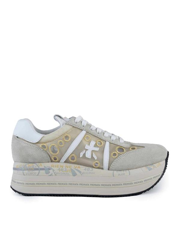 Premiata Baskets - Blanc