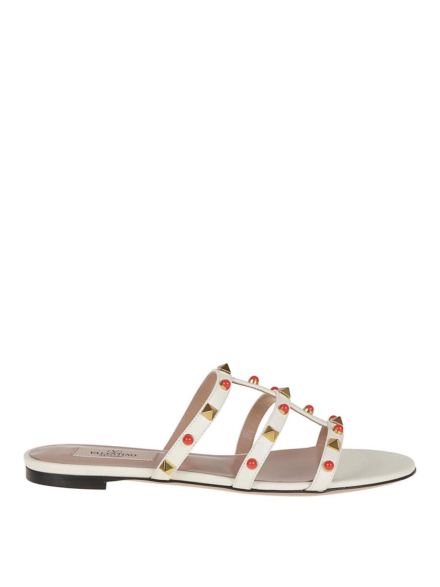 Valentino Garavani Sandales - Rouge Clair