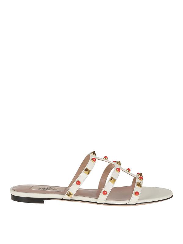Valentino Garavani Sandales - Rouge Clair