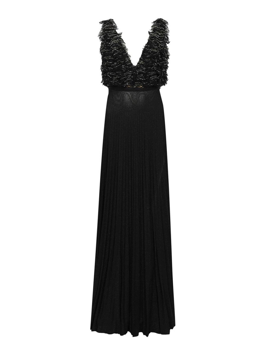 Elisabetta Franchi Robe De Soirée - Noir