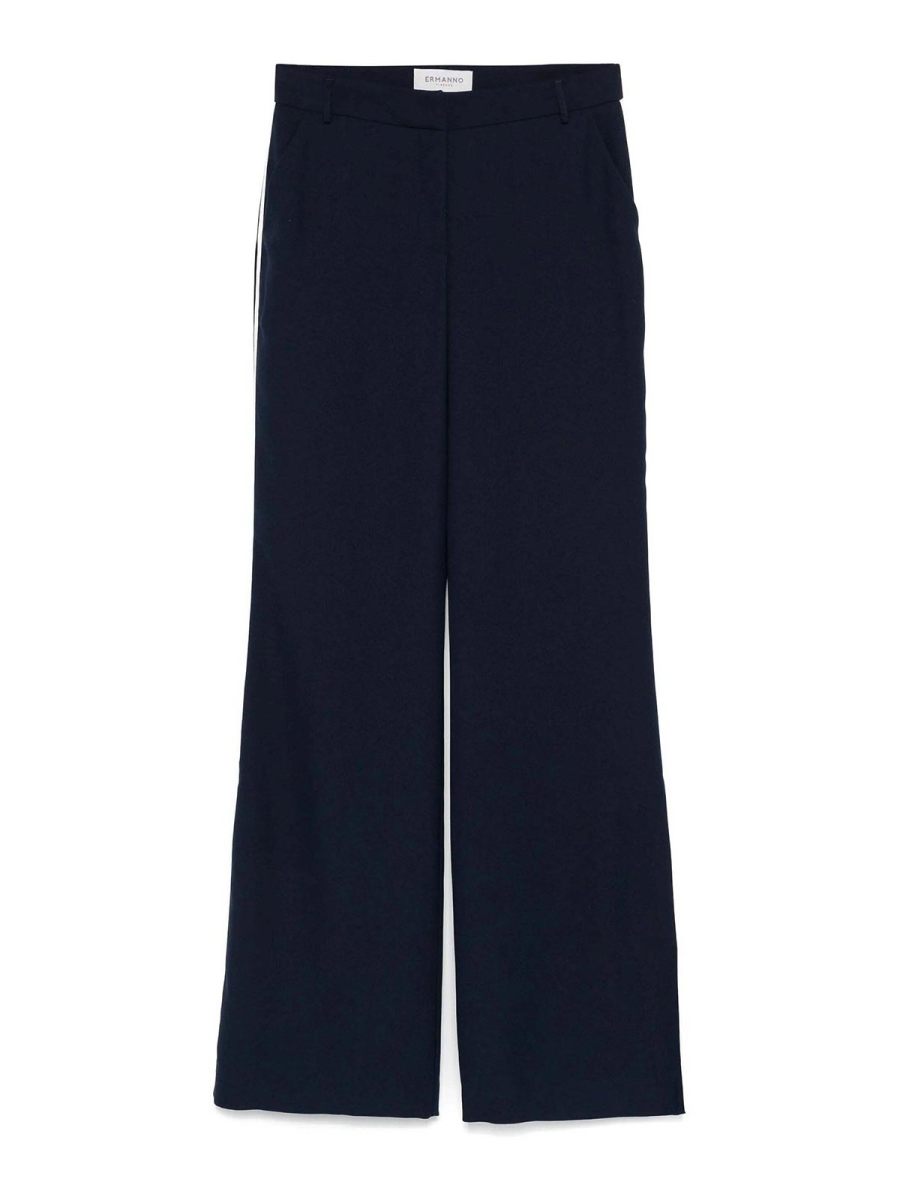Ermanno Firenze Pantalons Décontractés - Bleu