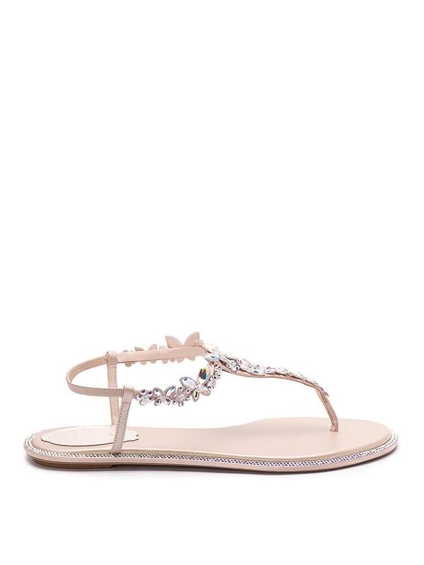 Rene Caovilla Sandales - Beige